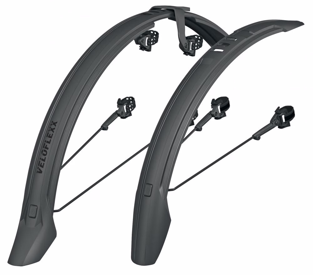 SKS VELOFLEXX 65 29" Schutzblech-Set - Für MTB und City-Bikes, werkzeugfreie Montage, passend für 2,0"-2,35" Reifen, robust und flexibel