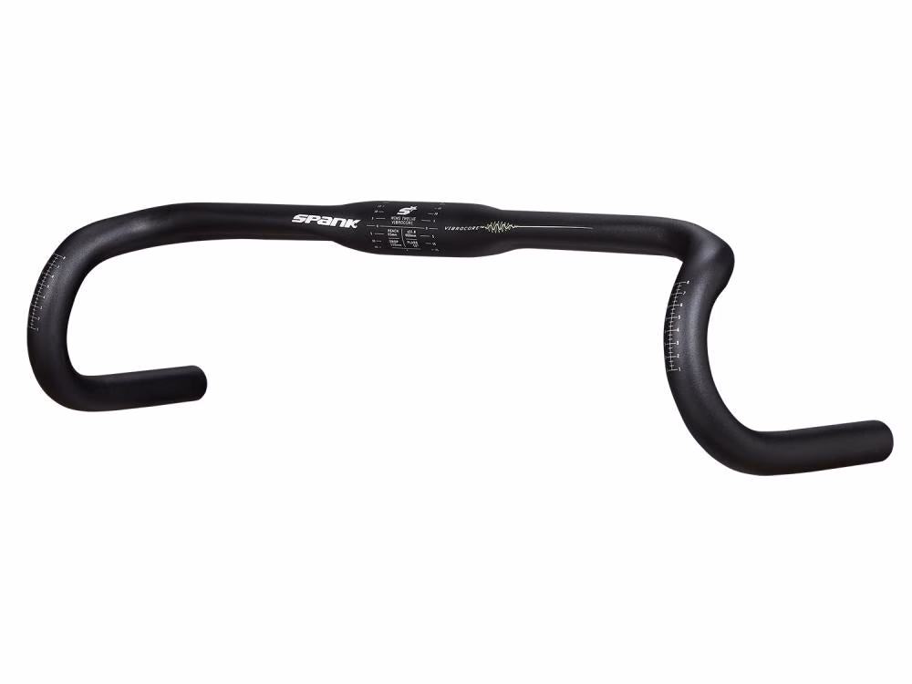 Spank 31.8 mm Wing 12 Vibrocore Drop Bar black 440 - Lenker