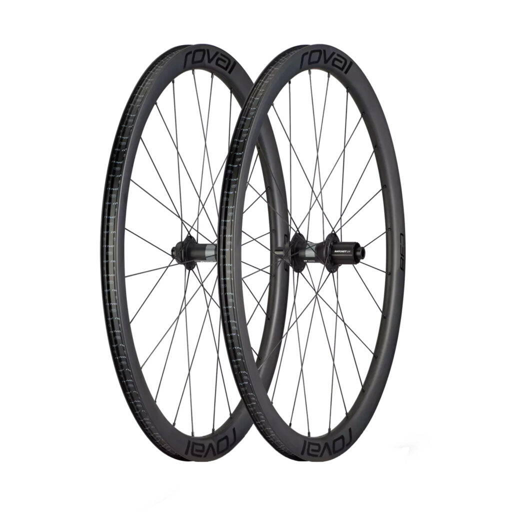 Specialized Roval Rapide C38 Laufradsatz Clincher Disc Rennradlaufradsatz 28" Satin Carbon/Black Shimano /SRAM