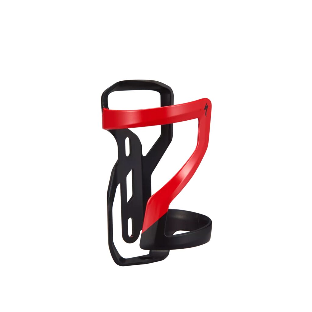 Specialized Zee Cage II Rechts Flaschenhalter MATTE BLACK/FLO RED