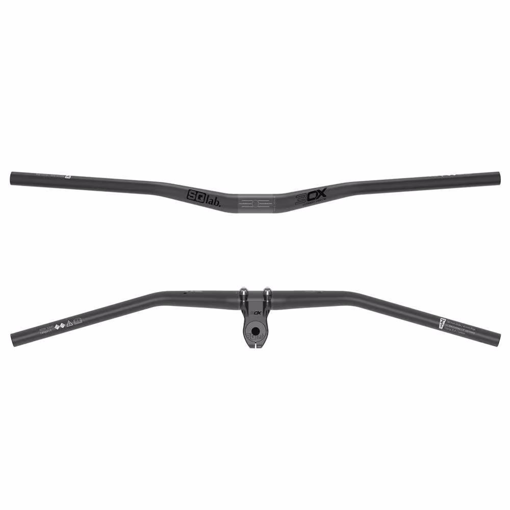 SQ-lab SQlab Lenker 3OX Carbon 16° high Ø 31 - 31.8 mm - 8 mm 780 mm Rise 45 mm 16° schwarz