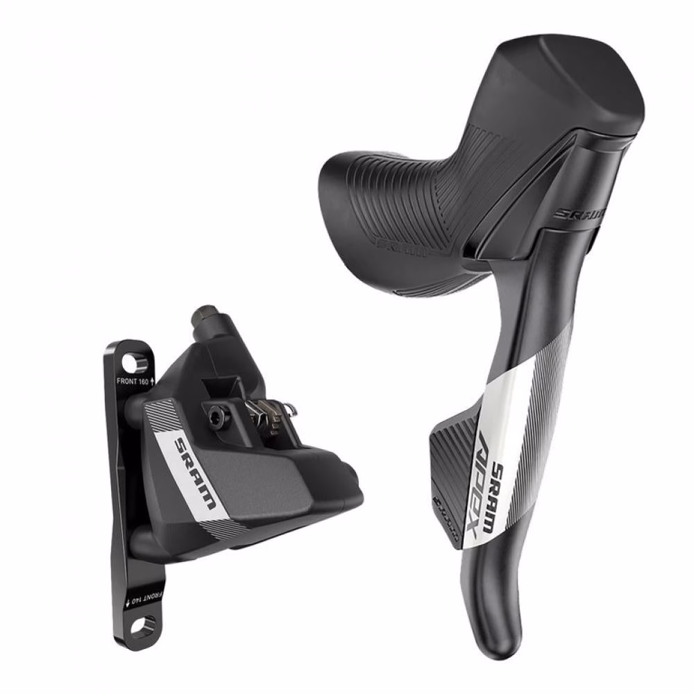 SRAM Apex AXS rechte Hydraulik-Scheibenbremse Flat Mount - präzise Kontrolle vorn