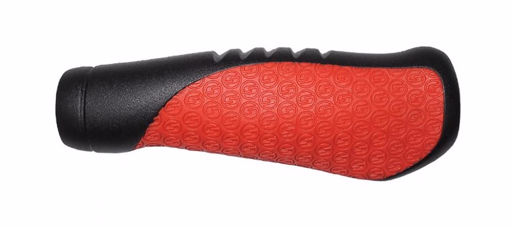 SRAM Comfort Griffe rot-schwarz - 133 mm, ergonomisch, schwarz