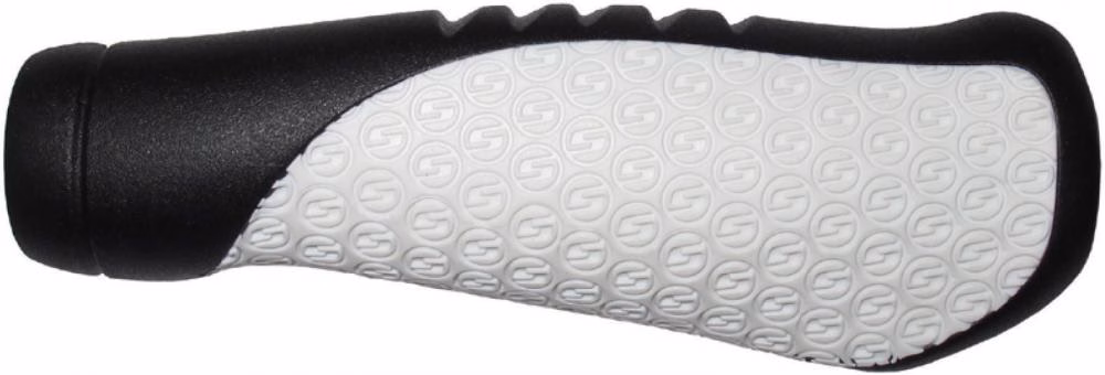 SRAM Comfort Griffe weiß-schwarz 133 mm - Komfortabler Lenkergriff für sicheres Fahren