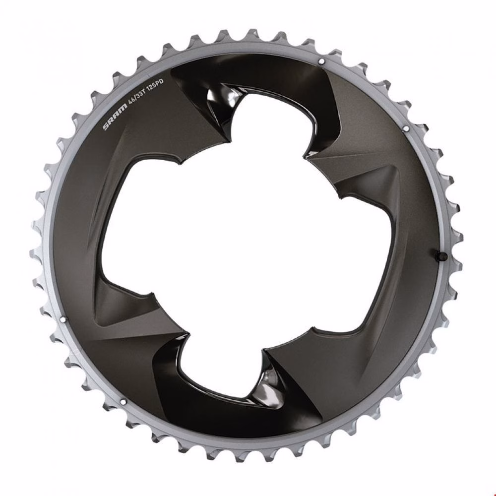 SRAM Kettenblatt Road Force AXS 46T - 12-fach, 107 mm Lochkreis, ca. 235 g