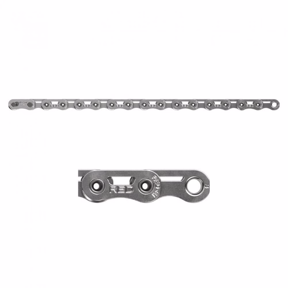 SRAM Kette PC RED AXS E1 114 silber - ultraleichte, haltbare 12-fach Rennradkette