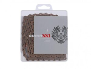 SRAM Kette XX1 Eagle Hollow Pin Kupfer - 12-fach, 126 Glieder, inkl. PowerLock