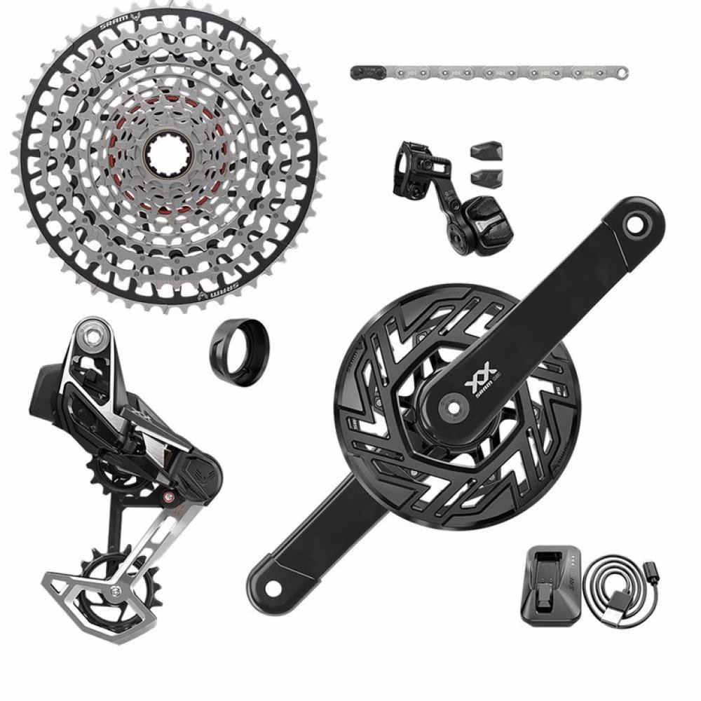 SRAM Kit XX AXS Eagle Transmission ohne Kurbelarme E-MTB 104 LK - Highend 12-fach Antrieb