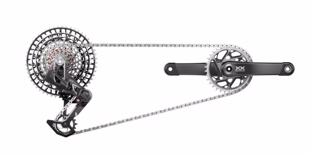 SRAM Kit XX SL AXS Eagle Transmission 175 mm - Highend 12-fach Antriebsgruppe mit Powermeter
