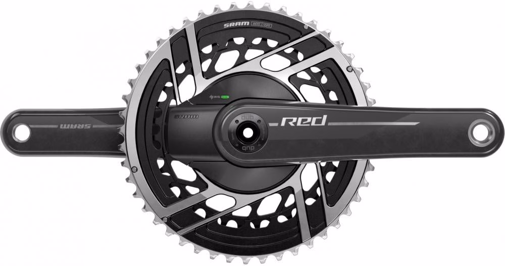 SRAM Kurbelgarnitur Quarq RED E1 160 mm 46-33T - Leichtes Power-Meter für präzises Training
