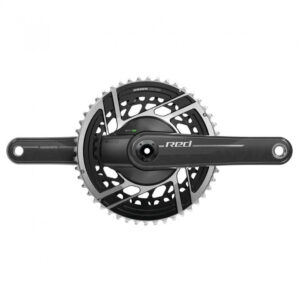 SRAM Kurbelgarnitur Quarq RED E1 172,5 mm 50-37T - Leichtes Powermeter-Upgrade
