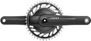 SRAM Kurbelgarnitur Quarq RED XPLR WIDE 175 mm 42T - präziser Leistungsmesser für Gravel