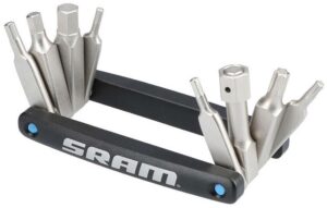 SRAM Multitool Eagle 9 Funktionen Innensechskant-Schlüssel: 2|2,5|3|4|5|6|8 mm Torx-Schlüssel: T10, T25