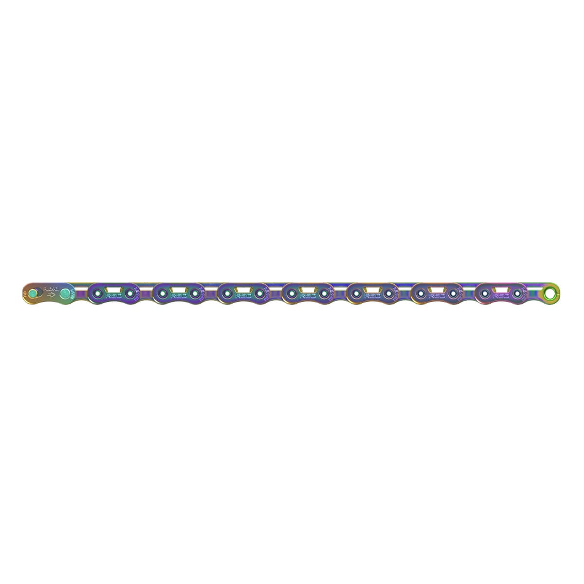 SRAM RED Flattop™ 12-/13-fach Kette (Rainbow)