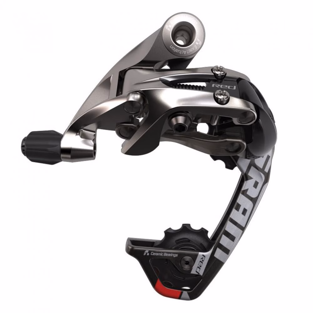 SRAM RED WiFLi AeroGlide Schaltwerk 10-fach, mittellanger Käfig - maximale Schaltperformance für Rennrad
