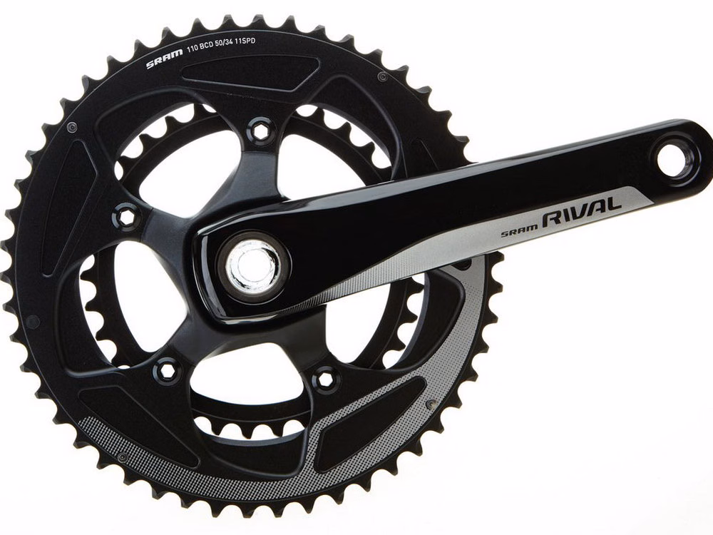SRAM Rival22 BB30 Kettenradgarnitur (175mm | 36-52 Zähne | Yaw 11-Gang | ohne Innenlager)
