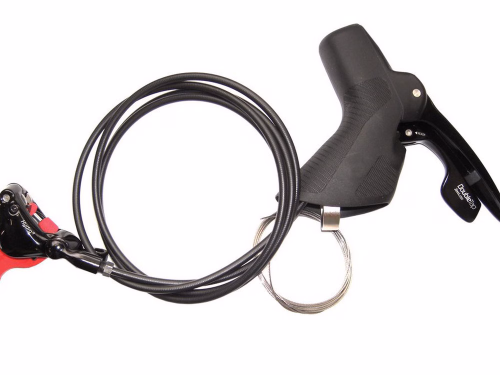 SRAM Rival22 Schalt- und Bremshebel (2-fach | für hydraulisch Scheibenbremse links hinten | 1800mm)