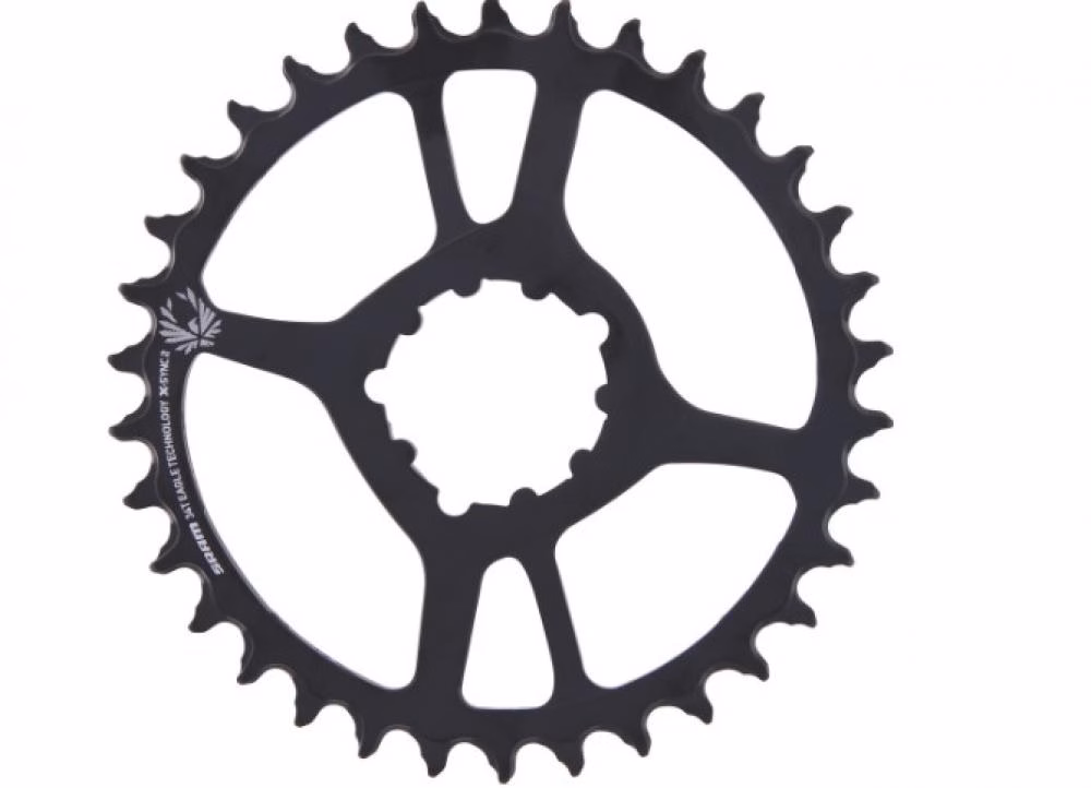 SRAM X-Sync Eagle Kettenblatt 34T - Carbon/Stahl 6mm Offset - Direct Mount