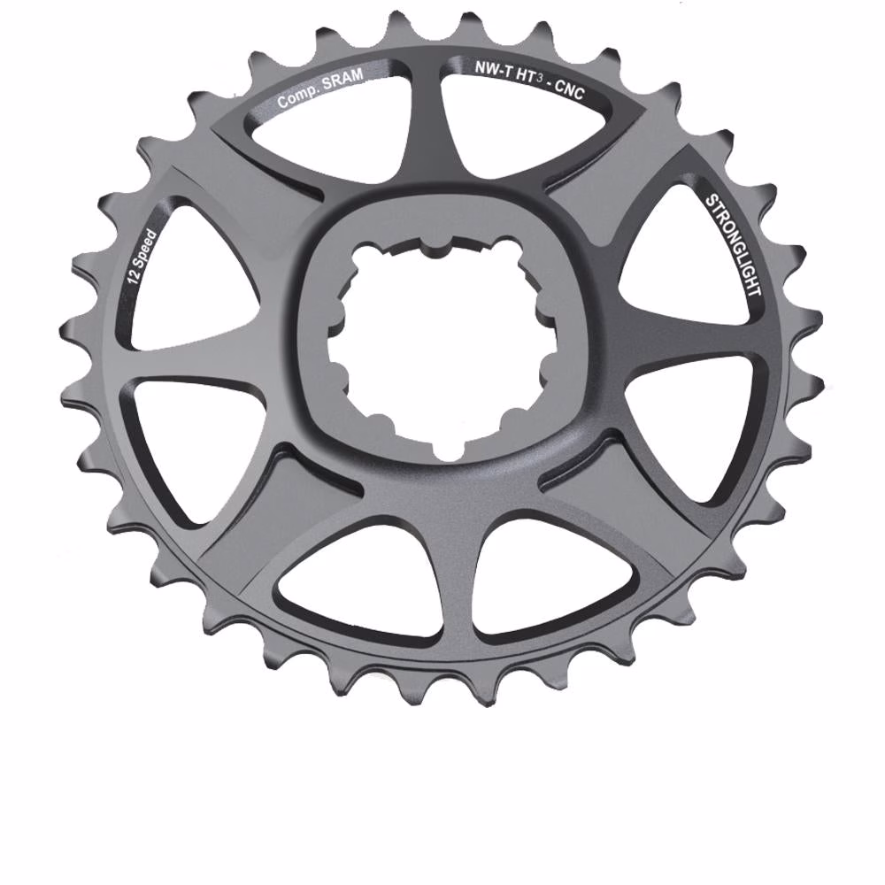 Stronglight Kettenblatt MTB Sram 1x12 direct mount 36Z 6mm offset grau HT³