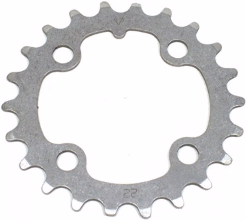 Stronglight Kettenblatt silber 64 MM Lochkreis 22 Zähne - Hochwertige Fahrradkomponente
