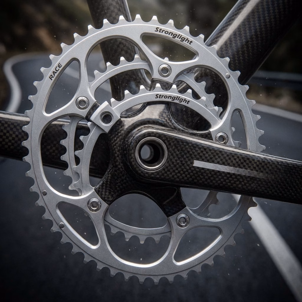Stronglight RACE Kettenblatt Ø 130 mm 46 Zähne - Ultraleicht 60g Aluminium