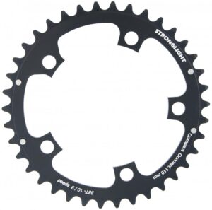 Stronglight Type S Kettenblatt 36 Zähne - 110 mm, schwarz, 9/10-fach