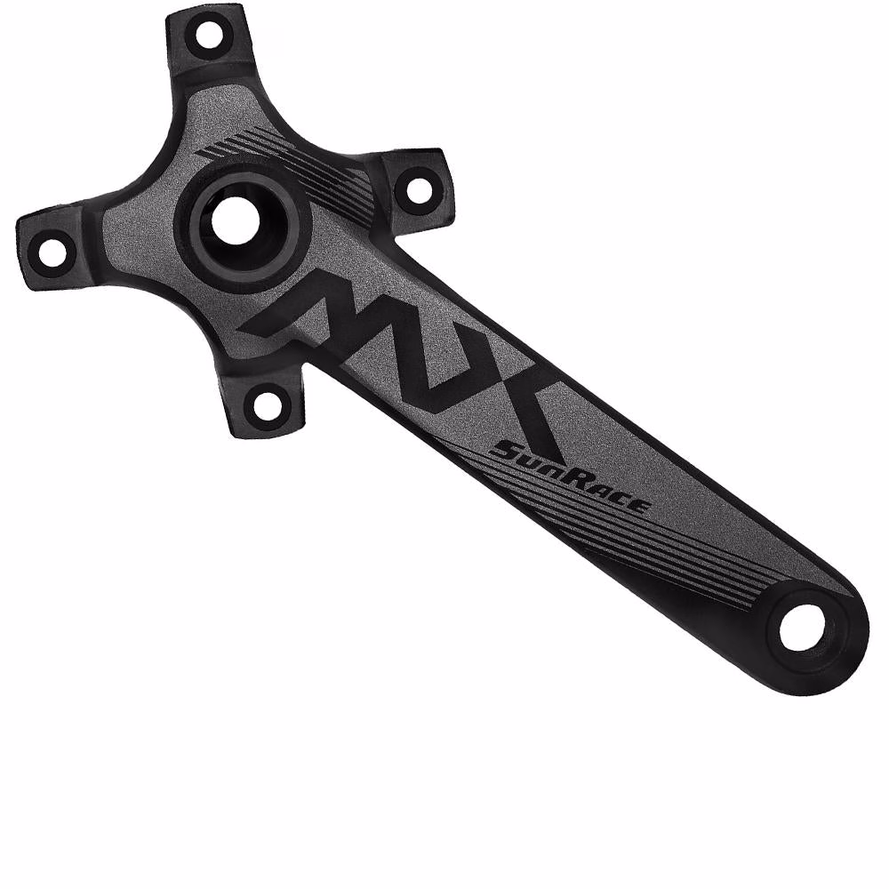 SunRace 1x11s Kurbel Narrow Wide 175 mm,BCD 96 mm, mit Innenlager (BBM97)