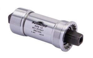 SunRace BBS18 Innenlager 103 mm, 68 mm BSA-Gewinde, Aluminium-Schalen, gedichtetes Vierkantlager für JIS-Kurbeln, langlebig und leicht für präzises Tretlagerverhalten