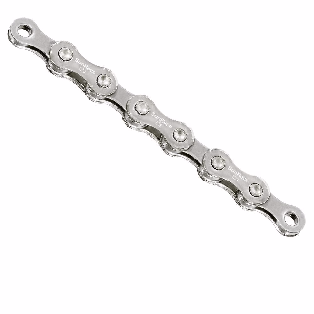 SunRace CN12A Fahrradkette 12-fach Silber - 126 Glieder für Sram & Shimano