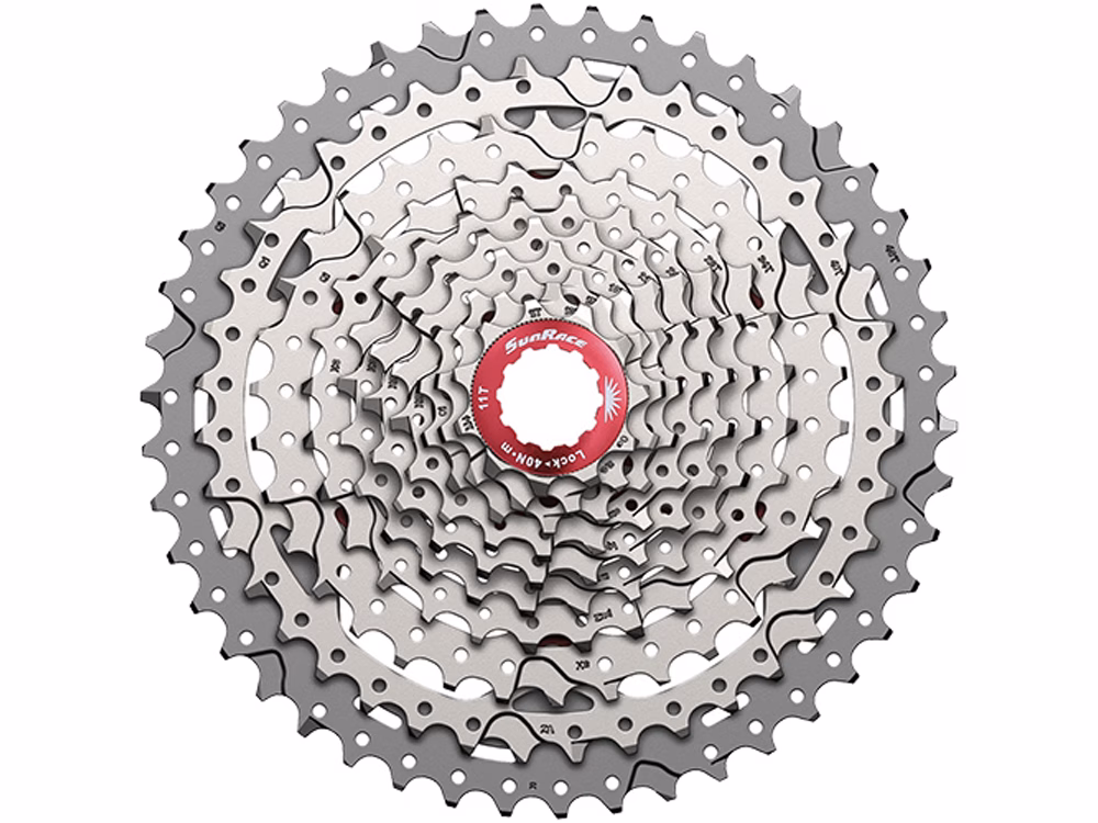 SunRace CSMX3 TAZ-BOX M Kassette (11-13-15-18-21-24-28-34-40-46 | 10-fach | metallic)