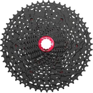 SunRace CSRZ800 Kassette 12-fach 11-42T Schwarz/Rot - Gravel & Road