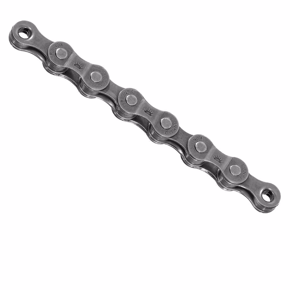SunRace Fahrradkette Kette CNM54 grau 6 7s Shimano 6 7s 116 Glieder