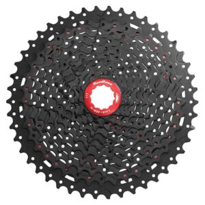 SunRace Kassette Kassette 11 fach 11-51 Zähne schwarz rot