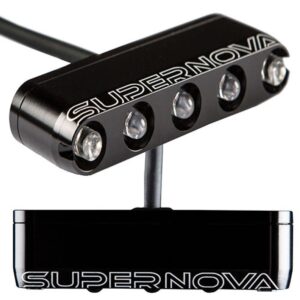 Supernova M99-E6 Tail Light Rückleuchte 12 V, Bremslichtmodus, schwarz - maximale Sichtbarkeit fürs E-Bike