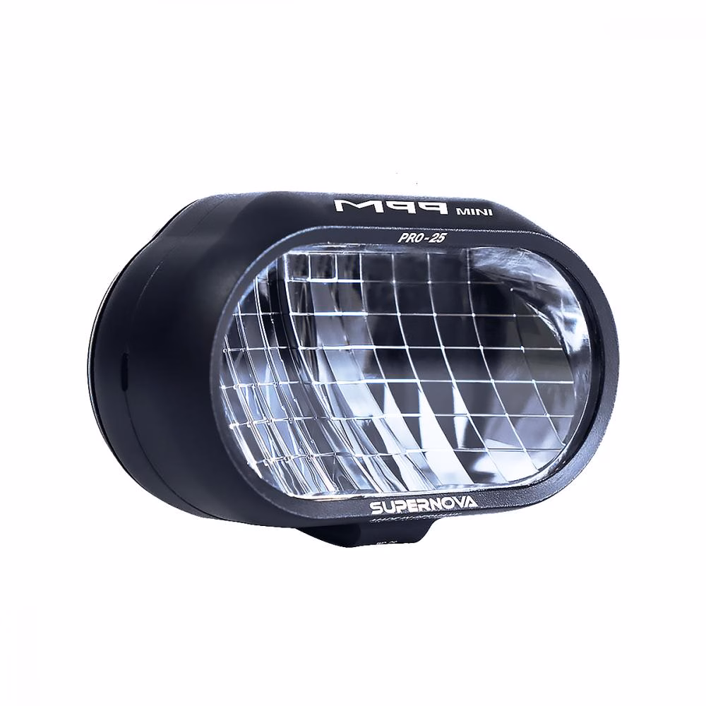 Supernova M99 Mini Pro 25 Scheinwerfer für E-Bike - zugelassenes Fernlicht für maximale Sicherheit