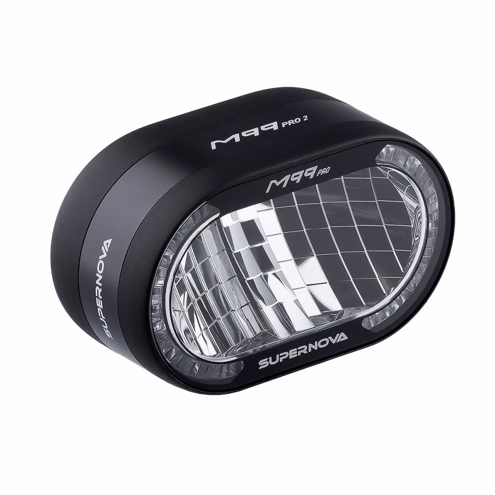 Supernova M99 Pro 2 E-Bike Scheinwerfer 45 km/h - extrem helles Fernlicht & Schaltzentrale