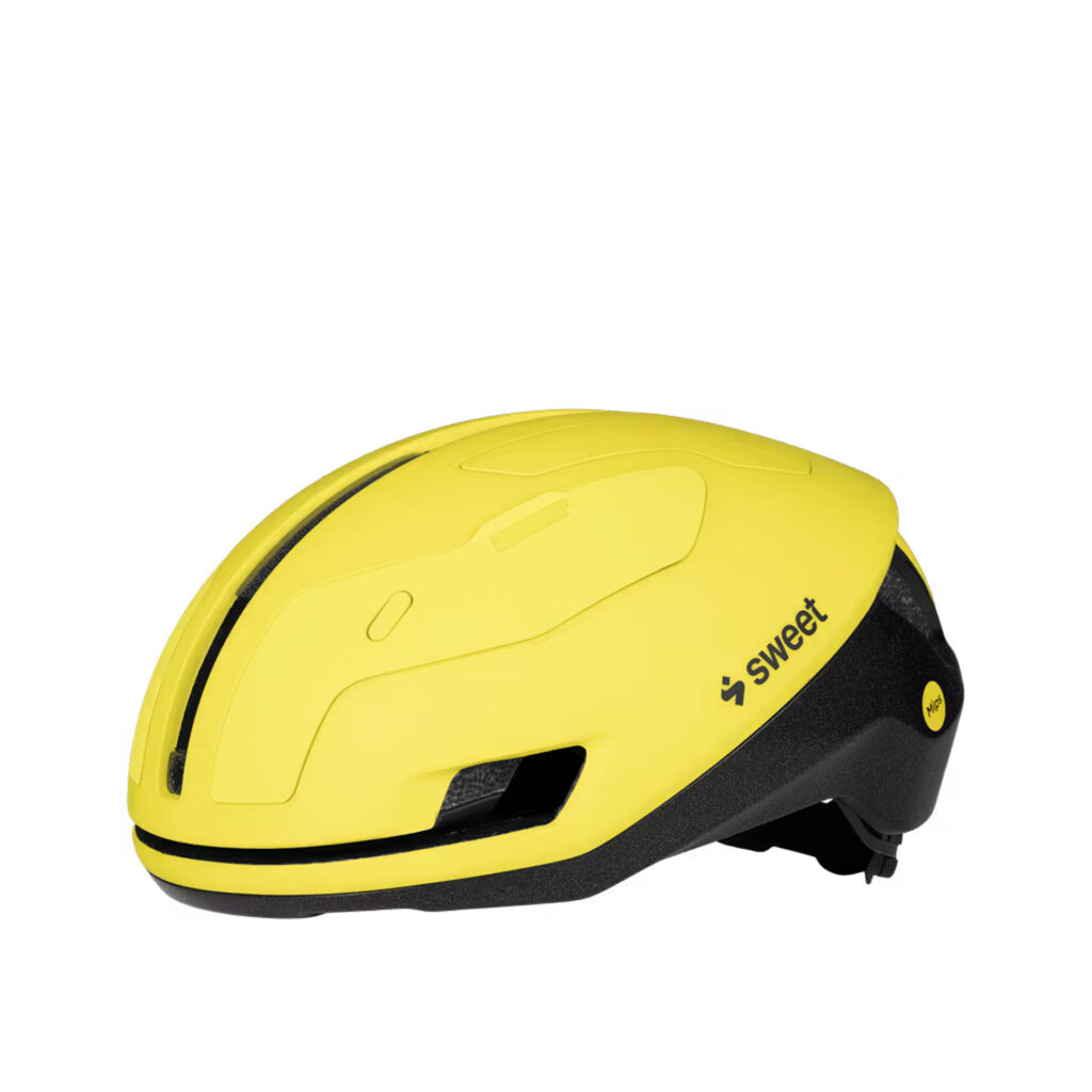 Sweet Protection Falconer Aero 2Vi® Mips Viz Helmet Rennrad Aerohelm M/L 56-59cm yellow reflective
