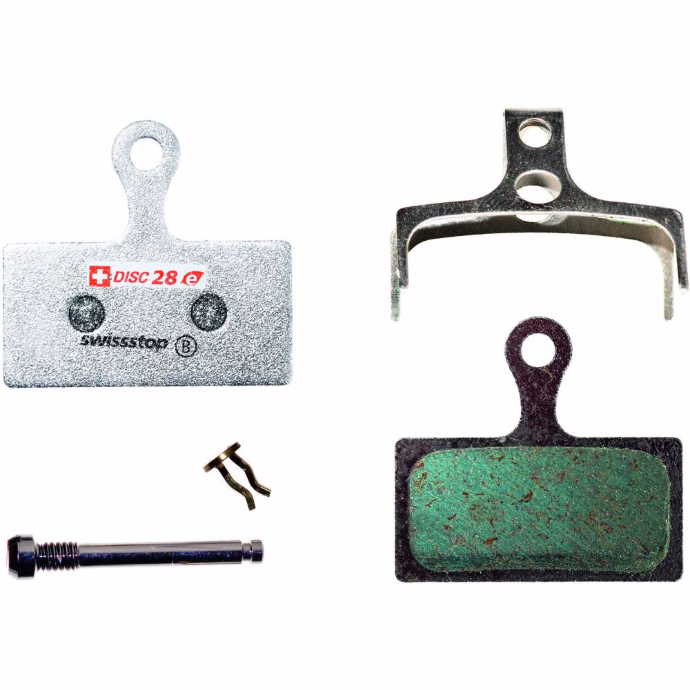 SwissStop 28 E Shimano E-Bike Disc Bremsbeläge - organische Belagsmischung, hohe Temperaturstabilität