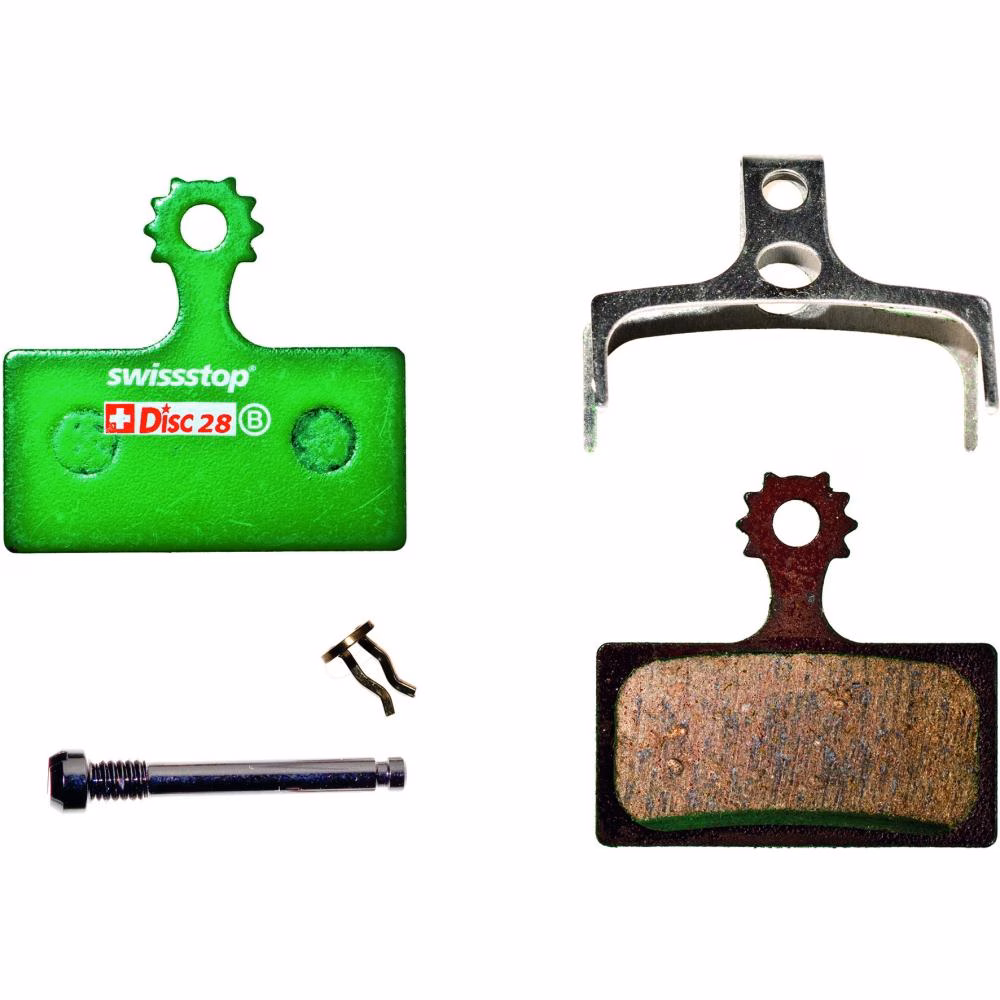 SwissStop Disc 28 C Bremsbeläge für Shimano XTR/XT - Organische Belagsmischung
