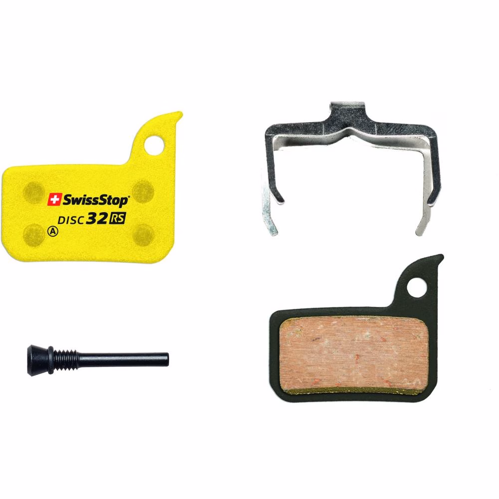 SwissStop Disc 32 RS Bremsbeläge Gelb - leise, langlebig, progressive Bremskraft