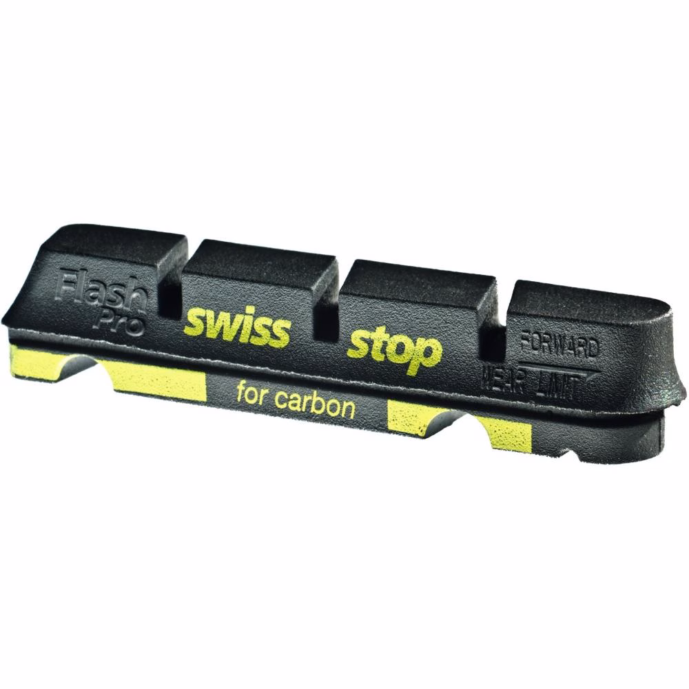 SwissStop FlashPro Black Prince Bremsbeläge für Carbonfelgen - Exzellente Bremsleistung