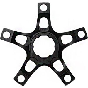 TA Adapter für CARMINA Kurbelset 5-Arm 2-Fach Aluminium 110/110mm schwarz