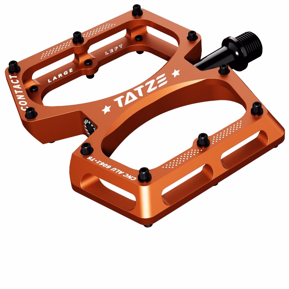 Tatze Pedal CONTACT CNC KIDS orange Plattform 10 Pins je Seite