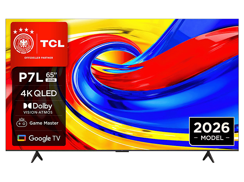 TCL 65P7L QLED TV (Flat, 65 Zoll / 165,1 cm, 4K, SMART TV)
