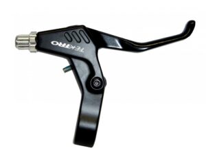 Tektro RS 360-A Bremshebel, rechts, Alu, schwarz, 2-Finger, für V-Brake und mechanische Scheibenbremse, leicht, robust, ideal für MTB