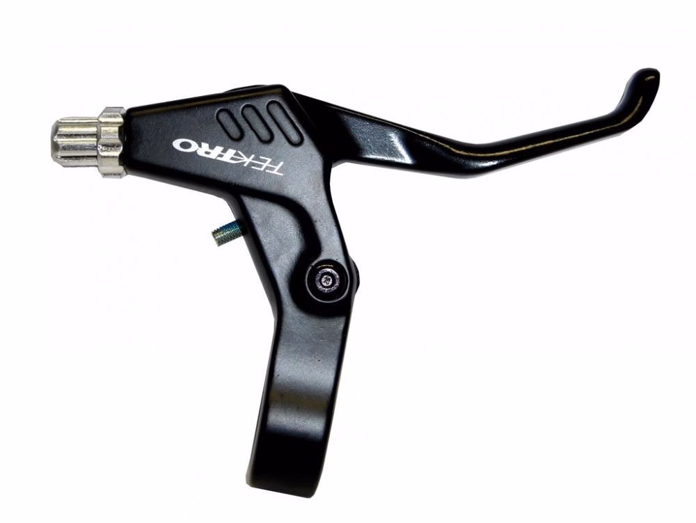 Tektro RS 360-A Bremshebel, rechts, Alu, schwarz, 2-Finger, für V-Brake und mechanische Scheibenbremse, leicht, robust, ideal für MTB