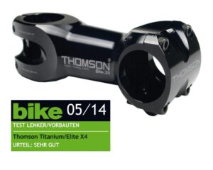 Thomson Ahead Vorbau Elite X4 schwarz 1 1/8" 0° 90mm 31,8mm Lenkerkl.