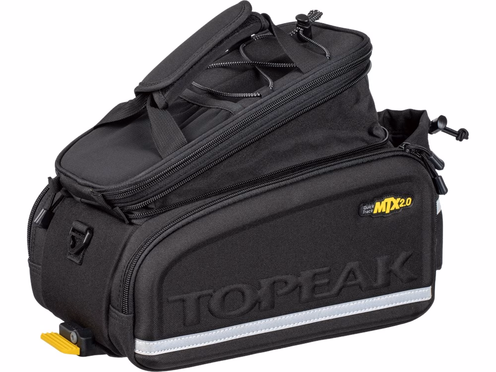 Topeak MTX TrunkBag DX 2.0 Fahrradtasche (TrunkLock mit Schlüssel | 12,3 Liter | Schwarz)