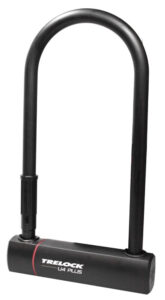 Trelock Bügelschloss mit Halter ZB 401 U4 Plus schwarz 108-230 mm D 14 mm