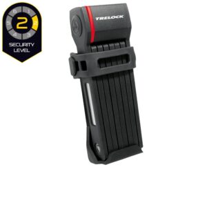 TRELOCK Faltschloss FS 280 TWO.GO 80 cm - Kompaktes Fahrradschloss mit hoher Sicherheit